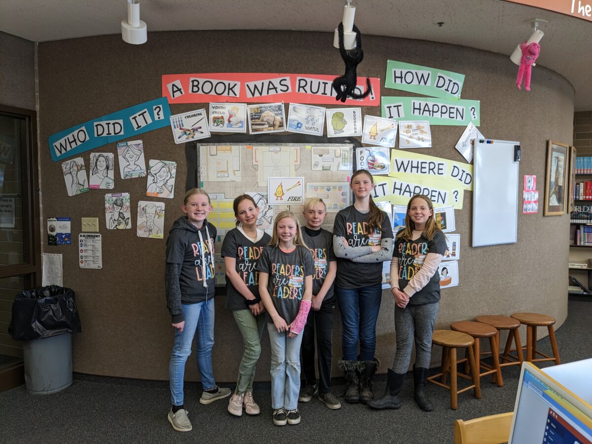 Spring City Elementary sixth grade class solved Ruined Book mystery